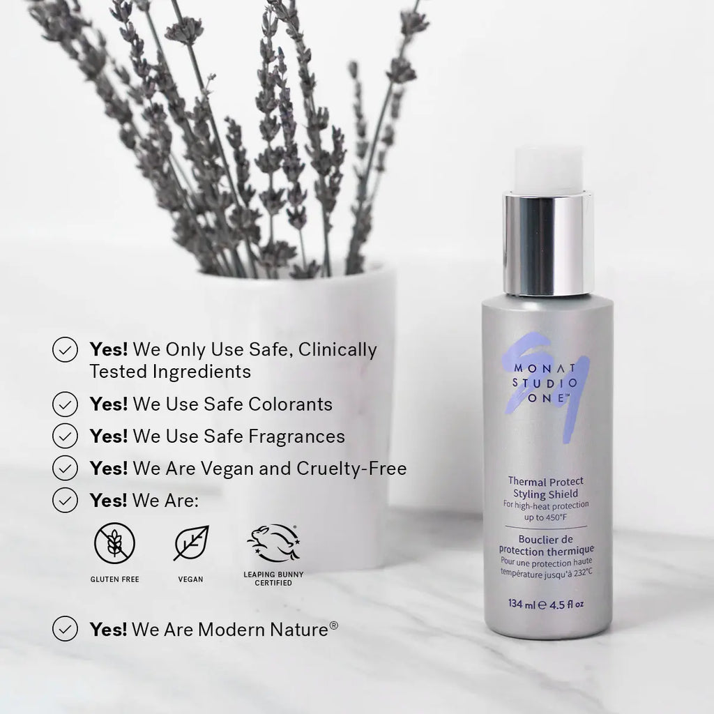 MONAT STUDIO ONE Thermal Protect Styling Shield - Protects Hair from the Extreme Heat.