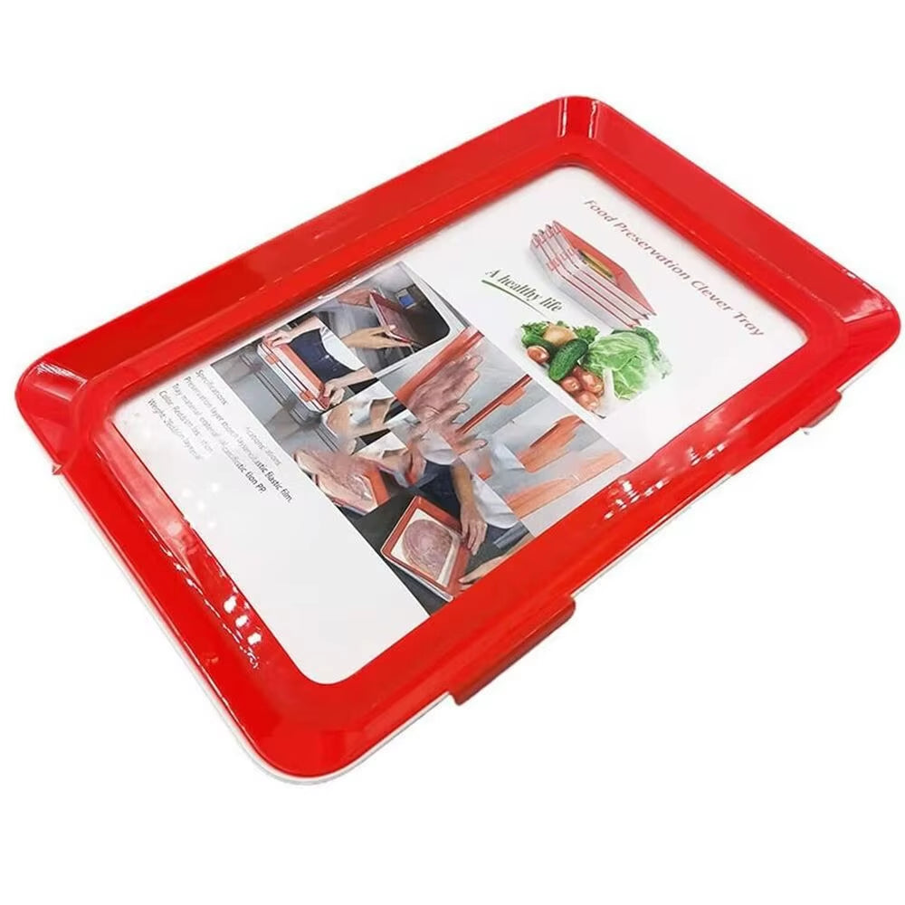 FreshPrep Reusable Meal Prep Tray – Stackable BPA-Free Food Storage Containers for Easy Preservation